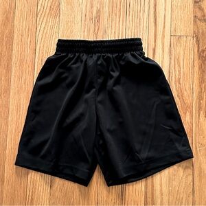 Protime Sports Black Athletic Shorts Youth Medium YM Drawstring Performance Gear